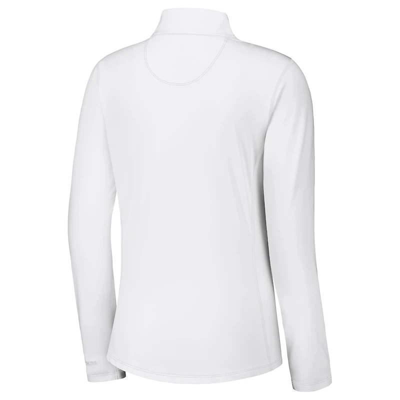 Veste zippée quart de tour Tommy Bahama blanche Indianapolis Colts Sport Playa Vista IslandZone pour femme