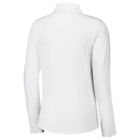 Veste zippée quart de tour Tommy Bahama blanche Indianapolis Colts Sport Playa Vista IslandZone pour femme