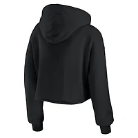 Sweat à capuche court noir Indianapolis Colts Prime pour femme WEAR by Erin Andrews