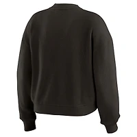 Women's WEAR by Erin Andrews  Cream Indianapolis Colts Plus Knitted Tri-Blend Long Sleeve T-Shirt & Pants Lounge Set