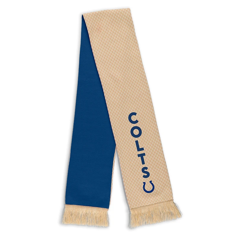 Ensemble écharpe et gants à micro-carreaux ton sur ton pour femme WEAR by Erin Andrews des Indianapolis Colts