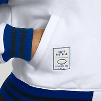 Veste polaire blanche à boutons-pression pour femme WEAR by Erin Andrews des Indianapolis Colts