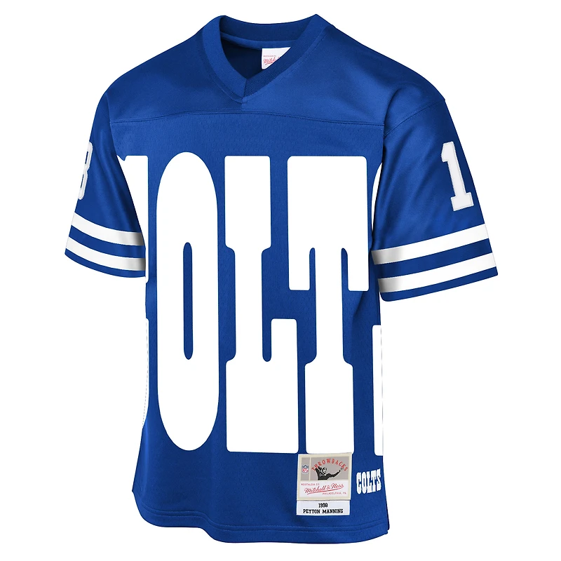 Youth Mitchell & Ness Peyton Manning Royal Indianapolis Colts 1998 Throwback Fashion Jersey