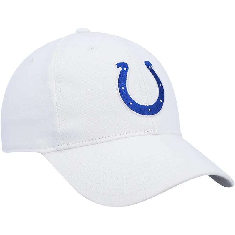 Casquette ajustable blanche pour jeunes des Indianapolis Colts, numéro 47, MVP secondaire