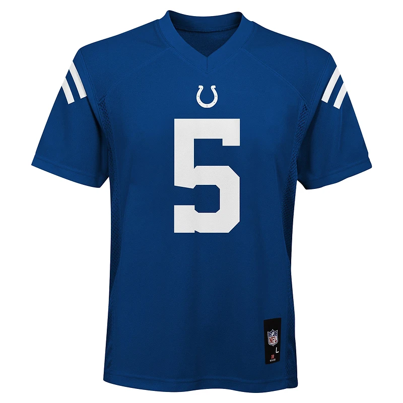 Maillot de joueur réplique des Royal Indianapolis Colts d'Anthony Richardson pour les jeunes