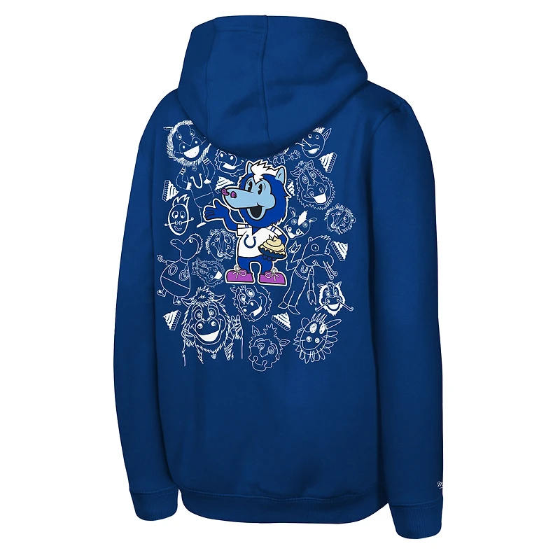 Sweat à capuche Mitchell & Ness Royal Indianapolis Colts Blue Pie Day pour jeunes
