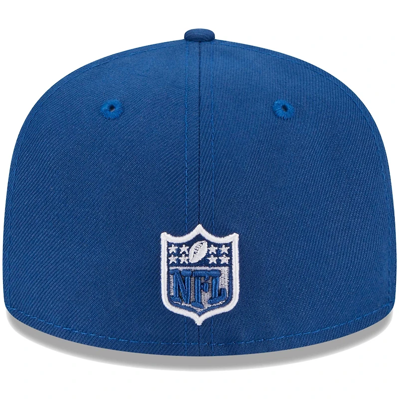 Youth New Era Royal Indianapolis Colts  Main 59FIFTY Fitted Hat