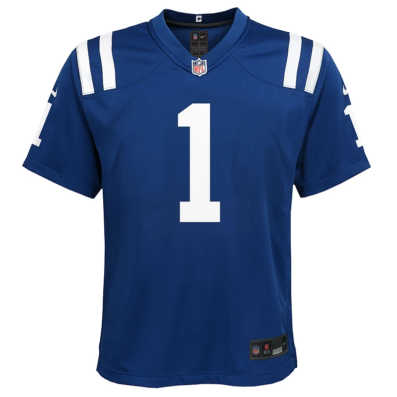 Youth Nike Ahmad Sauce Gardner Blue Indianapolis Colts Home Game Jersey