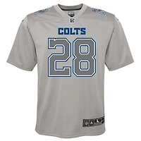 Youth Nike Jonathan Taylor Gray Indianapolis Colts Atmosphere Game Jersey