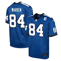Maillot de match alternatif Nike Tyler Warren Royal Indianapolis Colts pour jeunes