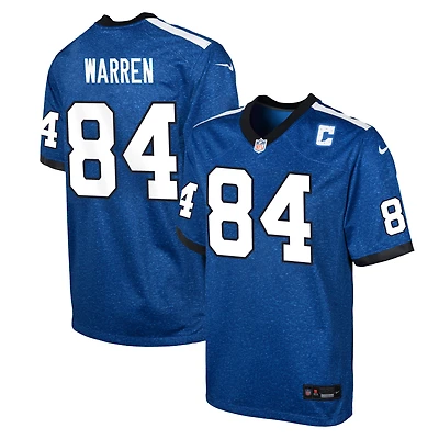 Youth Nike Tyler Warren Royal Indianapolis Colts Alternate 2 Game Jersey