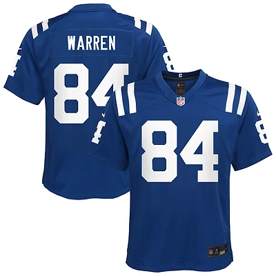Maillot Nike Tyler Warren Royal Indianapolis Colts Team Game pour jeune