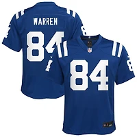 Maillot Nike Tyler Warren Royal Indianapolis Colts Team Game pour jeune