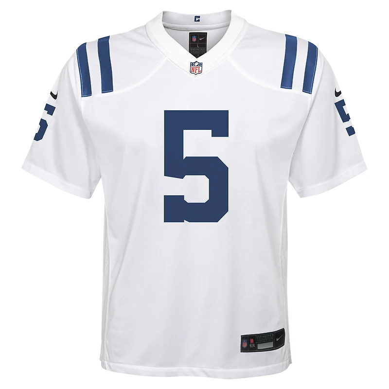Maillot de match Nike blanc des Indianapolis Colts pour jeunes