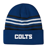 Bonnet à revers Essentials Royal Indianapolis Colts pour jeunes Outerstuff