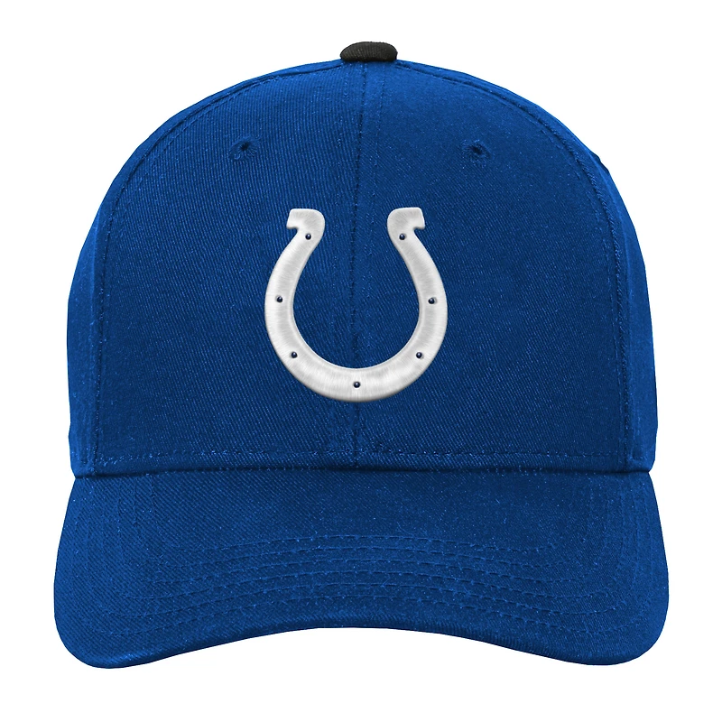 Casquette ajustable pré-courbée Youth Outerstuff Royal Indianapolis Colts Team