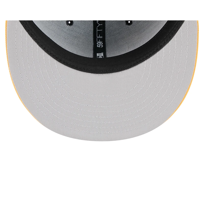 Casquette ajustée 59FIFTY noire New Era pour homme, thème Indianapolis Indians