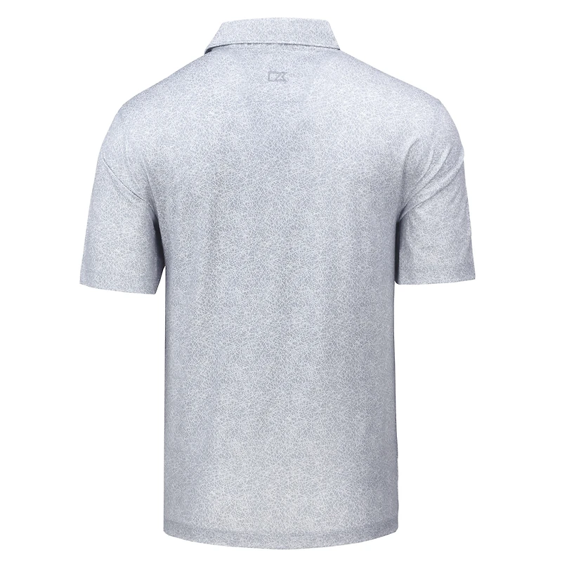 Polo extensible DryTec Pike Constellation pour homme, gris, Cutter & Buck, Indianapolis Indians