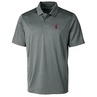 Men's Cutter & Buck Gray Indianapolis Indians Prospect Textured Stretch Polo