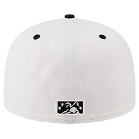 Casquette ajustée New Era noire pour hommes, Indianapolis Indians Theme Night Indy 500 59FIFTY