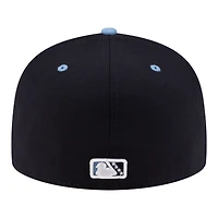 Men's New Era  Navy/Light Blue Indianapolis Indians Authentic Collection 59FIFTY Fitted Hat