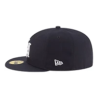 Casquette ajustée New Era blanche et rouge Indianapolis Indians Authentic Collection 59FIFTY pour homme