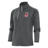 Veste zippée intégrale Antigua Pewter Indianapolis Indians Generation pour femme