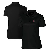 Women's Cutter & Buck  Black Indianapolis Indians Clique Spin Eco Performance Pique Polo
