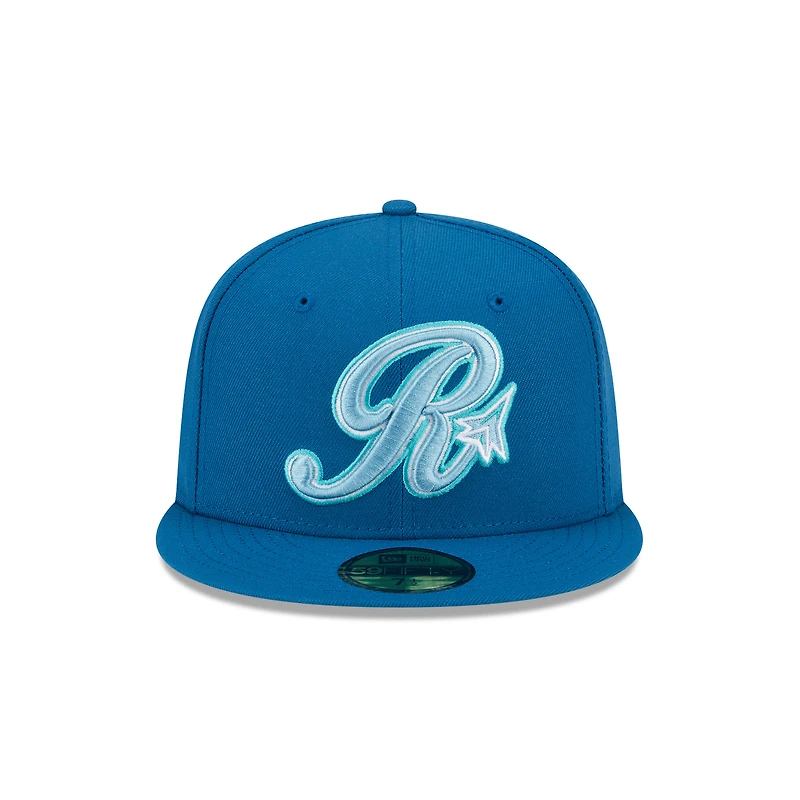 Men's New Era  Blue Inland Empire 66ers Theme Nights 59FIFTY Fitted Hat