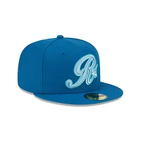 Casquette ajustée 59FIFTY bleue New Era pour homme, thème Inland Empire 66ers