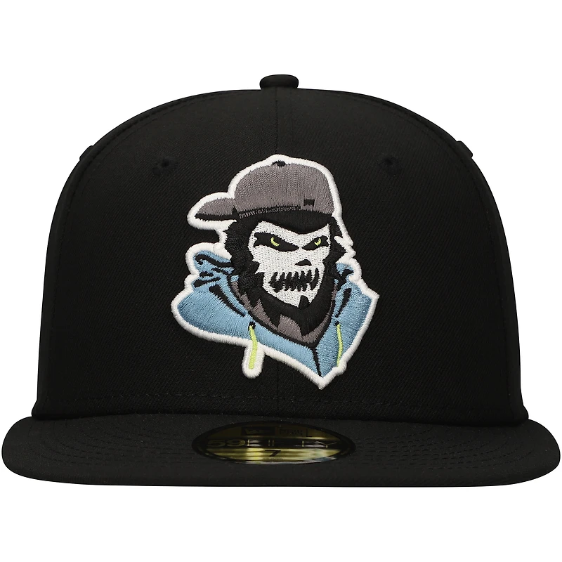 Men's New Era Black Cucuys de San Bernardino Copa la Diversión 59FIFTY Fitted Hat