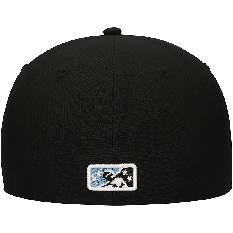 Men's New Era Black Cucuys de San Bernardino Copa la Diversión 59FIFTY Fitted Hat