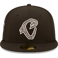 Men's New Era Black Cucuys De San Bernardino Copa La Diversion Team 59FIFTY Fitted Hat