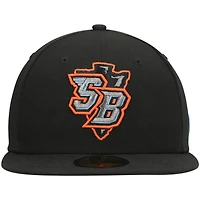 Men's New Era Black Inland Empire 66ers Authentic Collection Team 59FIFTY Fitted Hat