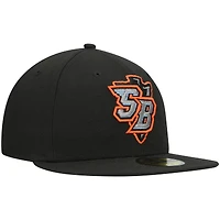 Men's New Era Black Inland Empire 66ers Authentic Collection Team 59FIFTY Fitted Hat