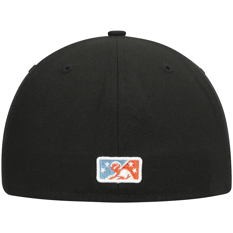 Men's New Era Black Inland Empire 66ers Authentic Collection Team 59FIFTY Fitted Hat