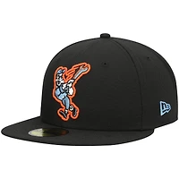 Men's New Era Black Inland Empire 66ers Authentic Collection Team 59FIFTY Fitted Hat