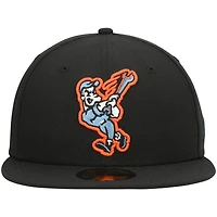 Men's New Era Black Inland Empire 66ers Authentic Collection Team 59FIFTY Fitted Hat