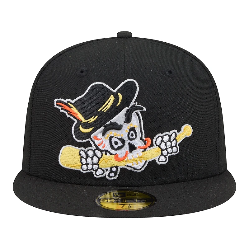 Men's New Era Black Inland Empire 66ers Minor League Theme Nights 59FIFTY Fitted Hat