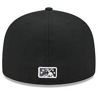 Men's New Era Black Inland Empire 66ers Theme Nights Fontana  59FIFTY Fitted Hat