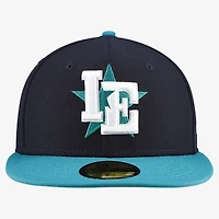 Men's New Era Navy/Green Inland Empire 66ers Authentic Collection 59FIFTY Fitted Hat