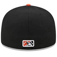 Men's New Era White/Orange Inland Empire 66ers Marvel x Minor League 59FIFTY Fitted Hat