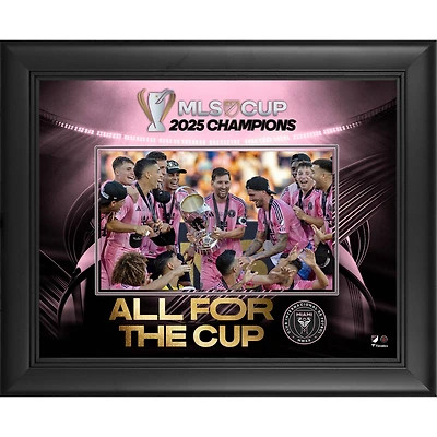 Inter Miami CF Framed 13" x 16" 2025 MLS Cup Champions Collage