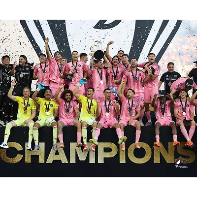Inter Miami CF Unsigned 2025 MLS Cup Champions Celebration Photograph