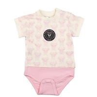 Body T-shirt rose pour bébé Sport Design Sweden Inter Miami CF