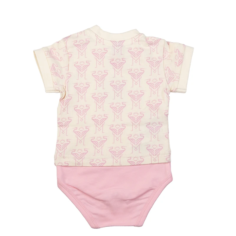 Infant Sport Design Sweden Cream Inter Miami CF Body T-Shirt Bodysuit