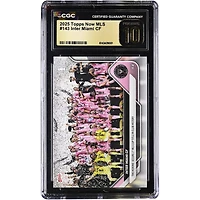 Inter Miami CF 2025 Topps Now MLS The Herons Secure Their 1st MLS Cup Title in Club History #143 CGC Authenticated PRISTINE 10 Card