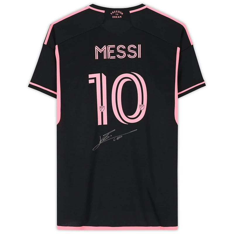 Lionel Messi Inter Miami CF Autographed 2022/23 Black adidas Authentic Jersey