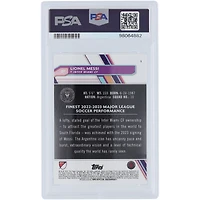 Lionel Messi Inter Miami CF Autographed 2023 Topps Finest MLS #1 PSA Authenticated 9/10 Card