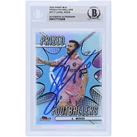 Lionel Messi Inter Miami CF Autographed 2023 Topps Finest MLS Prized Footballers #PF-17 BAS Authenticated Card